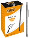 BIC ROUND STIC CLASSIC BALLPOINT ČIERNA KANCELÁRSKA ŠKOLA SET x60