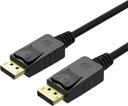 Unitek DisplayPort - DisplayPort kábel 1,5 m čierny