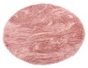 CARPET Powder Pink Plush Carpet Circle 80