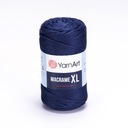 Struna YarnArt Macrame XL 3mm 162 / tmavé indigo