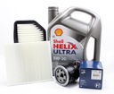 SADA FILTRA + SHELL OIL 5W30 KIA SOUL I 1.6 CVVT