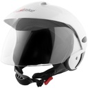 OTVORENÁ PRILBA MOTOCYKLOVÝ SKÚTER QUAD WHITE S