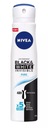 NIVEA Dámsky antiperspirant v spreji BLACK & WHITE INVISIBLE PURE, 250 ml