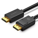 Kábel DisplayPort na DisplayPort UGREEN DP102, 4K, 3D, 2 m (čierny)