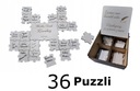 Kniha hostí svadobná sada puzzle suvenír 36 ks.