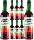 8 x JAHODOVÝ SIRUP 420ML HERBAPOL SADA