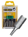 STANLEY Bit 25 ks 1/4 TORX T30 x 25mm 68-845