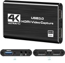 Grabber Videorekordér HDMI PC 4K USB3.0