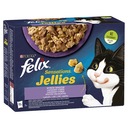 Krmivo pre mačky Felix Sensations Jellies, mix príchutí