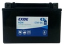 EXIDE BATÉRIA 9AH/120A ETX9-BS