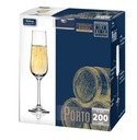 POHÁRE NA ŠAMPANSKÉ BOHEMIA PORT 200ML, 6 KS