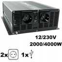 MENIČ NAPÄTIA 12V/230V VÝKON 2000/4000W