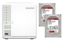 Súborový server QNAP TS-364-4G NAS + 2x 8TB WD Red