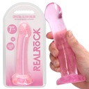 17 cm - Polorealistické dildo s prísavkou RealRoc