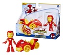 SPIDEY A SUPER-BUDDY IRON MAN + VOZIDLO F3992