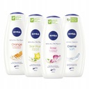 NIVEA gél sprchový gél pre ženy, sada 4x500ml