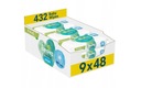 PAMPERS Harmonie AQUA Vlhčené obrúsky pre deti bal. 9x48 ks