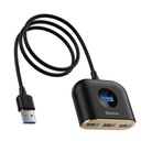 Baseus Hub USB - 3x USB 2.0/usb 3.0 USB kábel 1m