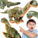 MASKOT VEĽKÝ PLYŠOVÝ DINOSAUR ZELENÝ BRACHIOSAUR 80 CM DEEF