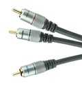 1RCA-2RCA kábel typu Y pre subwoofer Prolink 15m