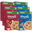 Nestlé Müsli Cereálne vločky, sušené ovocie, MIX 6x 350g