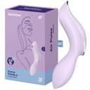 Fialový multifunkčný USB vibrátor Satisfyer