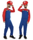 KOSTÝM SUPER MARIO BROS 122/128 CHLAPČENSKÉ OBLEČENIE JEDNORÁZOVÉ