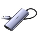 UGREEN HUB USB-C - 3X USB ETHERNET RJ-45 MICRO USB