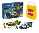 LEGO CITY 6+ DVE AUTÁ POLICAJNÉ AUTO NAHNAČKA NA SVALOVÉ AUTO 60415