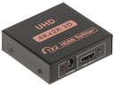 HDMI 1.4b rozbočovač 2 x HDMI výstupy, 4K UHD