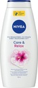 NIVEA CARE KÚPEĽOVÝ A SPRCHOVÝ GÉL CARE & RELAX 750 ml