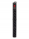 ARMAC MULTI M9 POWER STRIP BLACK 2,5M 9X s vypínačom