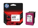 ATRAMENT HP 651 C2P11AE ORIGINÁLNA FARBA Atrament DeskJet