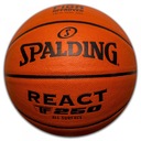 SPALDING TF-250 REACT FIBA ​​​​BASKETBALOVÁ KOŽA VEĽKOSŤ 7