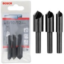 BOSCH Sada vrtákov do dreva a kovu 6-8mm 3e