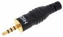 HICON JACK MINI ZÁSTRČKA 3,5 mm 4 PIN POLE HI-J35T02