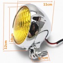 1x Motocykel Headlight Chopper Svetlomet pre +