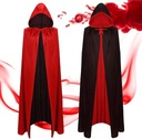 Oblečenie Cape Dracula Vampire Wizard s obojstranným prestrojením 140 cm