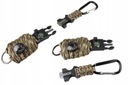 Paracord Keychain Carabiner Firestarter TEPLOMER