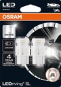 Osram Premium New W21W 6000K BIELA ​​LED žiarovka