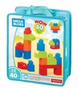 Mega Blocks Bag 40 kusov FKL01