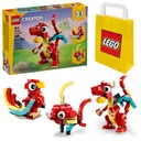 LEGO BLOCKS | CREATOR 31145 RED DRAGON DARČEK 3 V 1 PRE DETI + TAŠKA