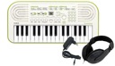 CASIO SA-50 MINI KLÁVESNICA + NAPÁJACÍ ZDROJ + SLÚCHADLÁ