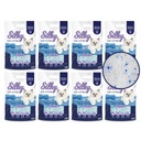 Bezprašné silikónové stelivo pre mačky SILKY 8x3,8l SET 8 kusov