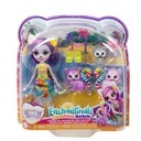 ENCHANTIMALS LEMURA FAMILY LORINDA BÁBIKA a 3 LEMURES MATTEL HRX86