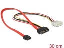 SATA 7+6 SLIMLINE-SATA+MOLEX ADAPTÉR Delock 84376