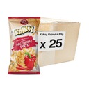 25x Kriksy chipsy so zníženým obsahom soli Paprika 60g