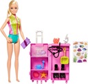 BARBIE KARIÉRNY SET BÁBIKA MARINE BIOLOGIST + LABORATÓRIUM + DOPLNKY