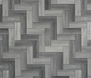 PVC koberec Gumolit Home Board Grey Herringbone šírka 2m NA MIERU