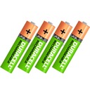 4x batéria Duracell Recharge Plus 750mAh AAA R3